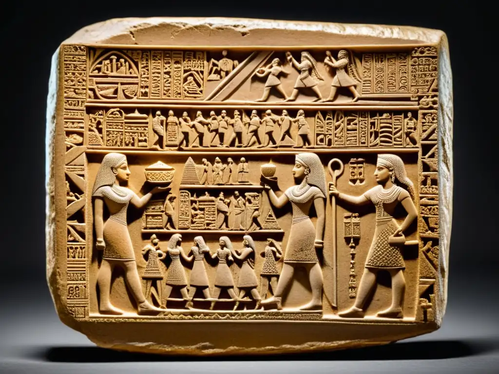 Antigua tableta de arcilla babilónica detalla educación de mujeres en Oriente Antiguo con símbolos académicos