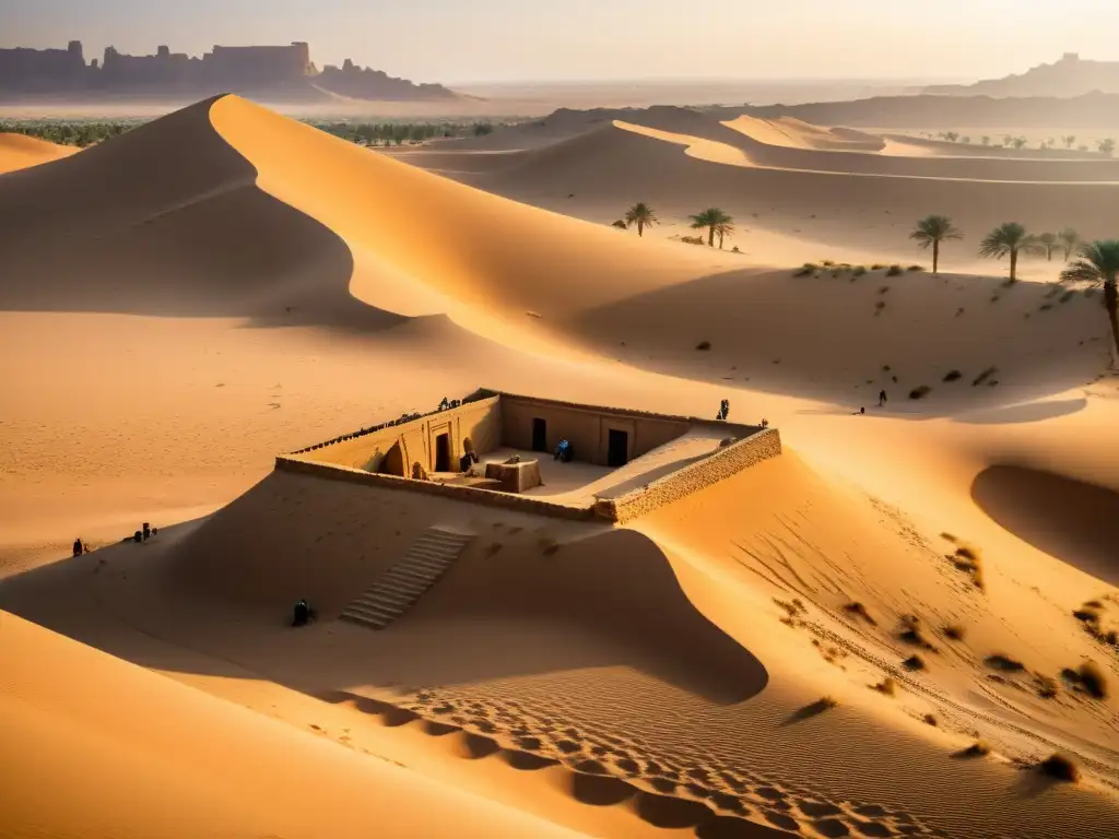 Excavación arqueológica en sitio del Medio Oriente con herramientas digitales